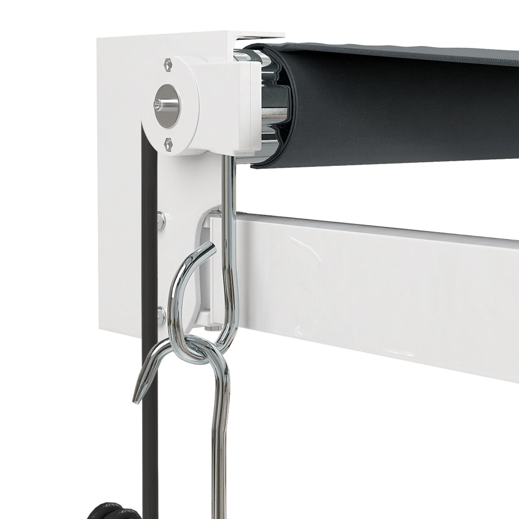 Automatisk uttrekkbar markise antrasitt 4,5x3 m