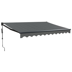 Automatisk uttrekkbar markise antrasitt 3x2,5 m