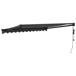 Automatisk uttrekkbar markise antrasitt 3x2,5 m