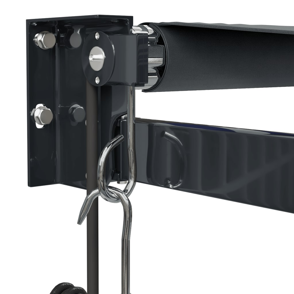Automatisk uttrekkbar markise antrasitt 5x3 m