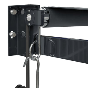 Automatisk uttrekkbar markise antrasitt 5x3 m