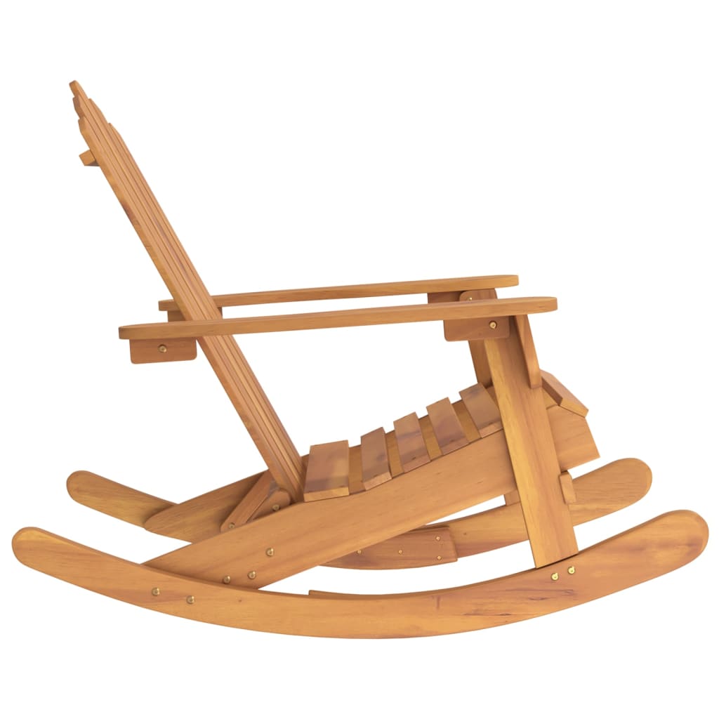 Adirondack rocking chair solid acacia wood