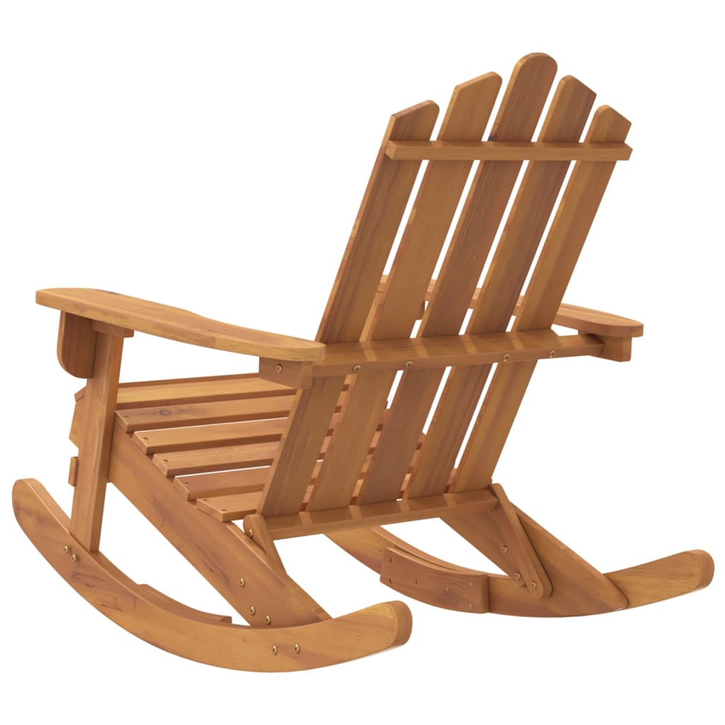 Adirondack rocking chair solid acacia wood