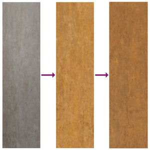 Plantekasse 30x26x75 cm cortenstål