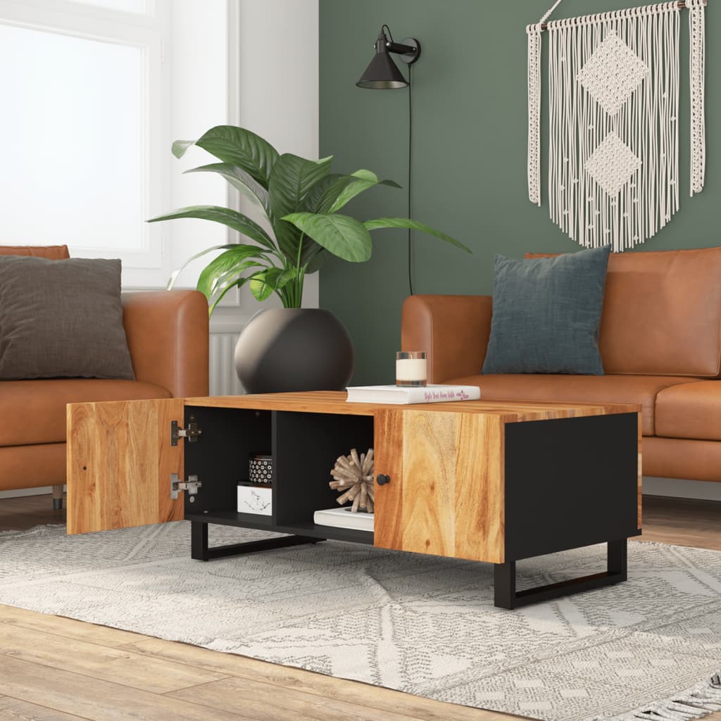 Salongbord 100x54x40 cm heltre akasie og konstruert tre