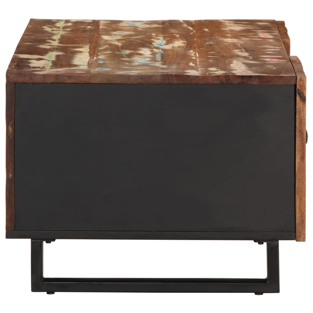 Coffee table 100x54x40 cm reclaimed solid wood and engineered wood