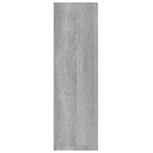 Vegghyller 2 stk grå sonoma 50x15x50 cm konstruert tre
