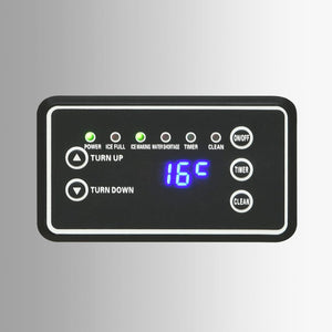 Isbitmaskin 45 kg/24 t sølv