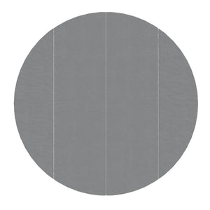 Bassengduk lysegrå Ø458 cm polyester geotekstil