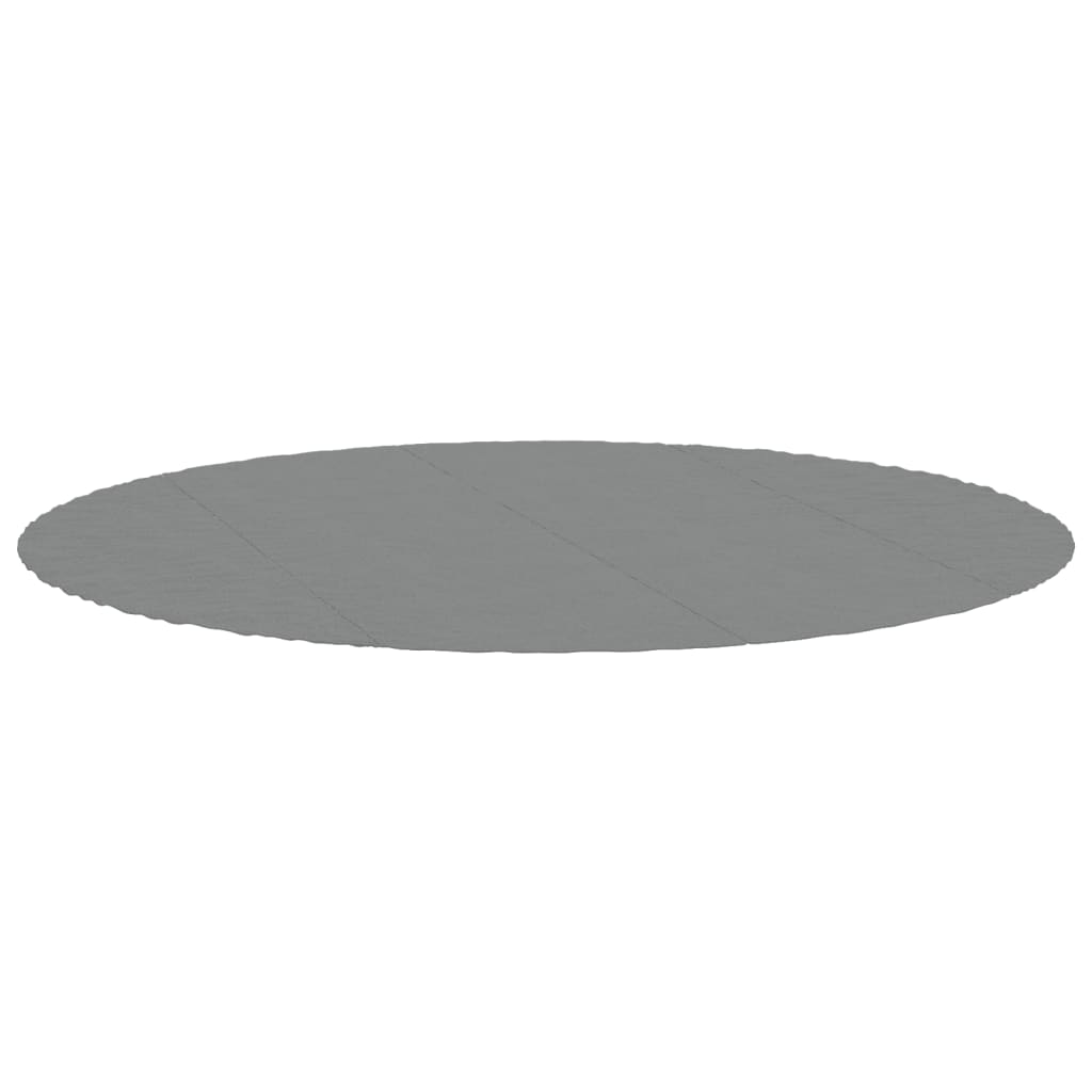 Bassengduk lysegrå Ø458 cm polyester geotekstil