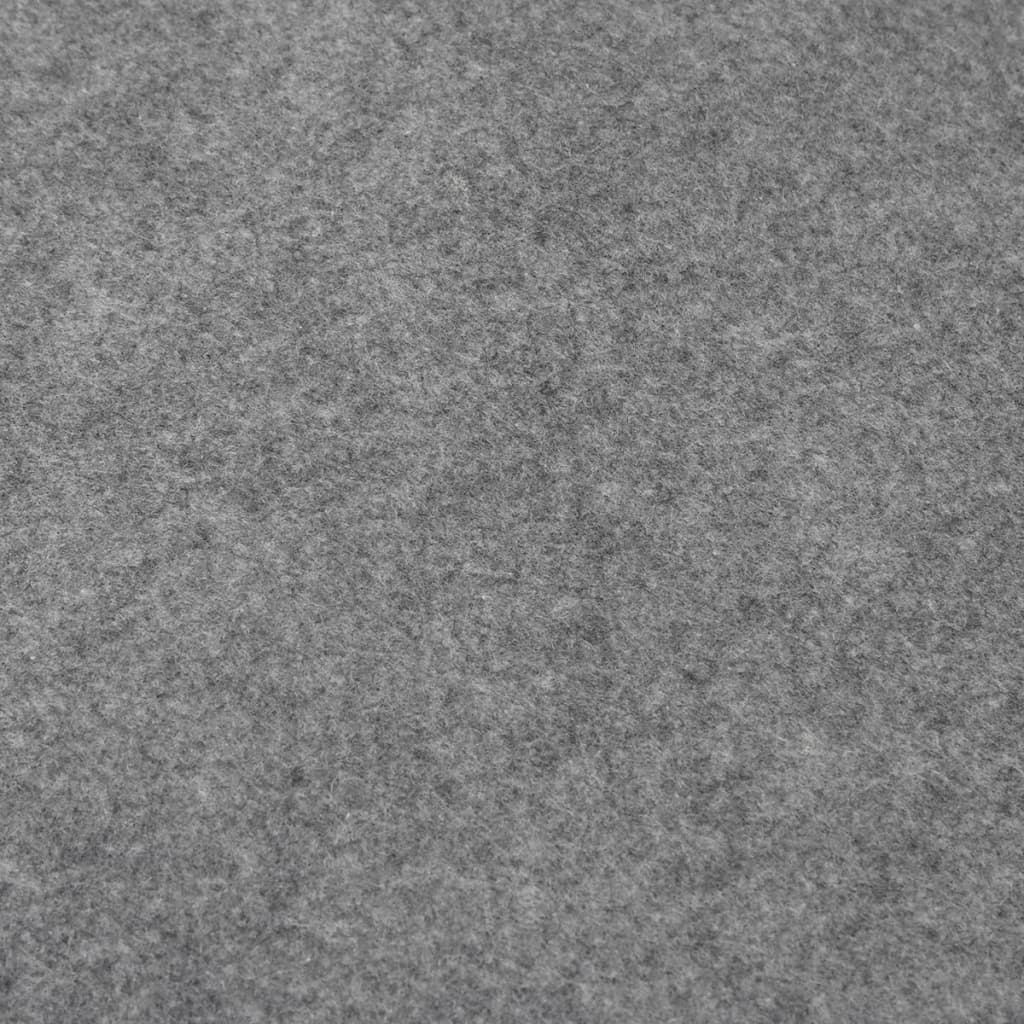 Bassengduk lysegrå Ø458 cm polyester geotekstil