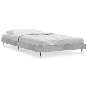 Sengeramme betonggrå 90x190 cm konstruert tre