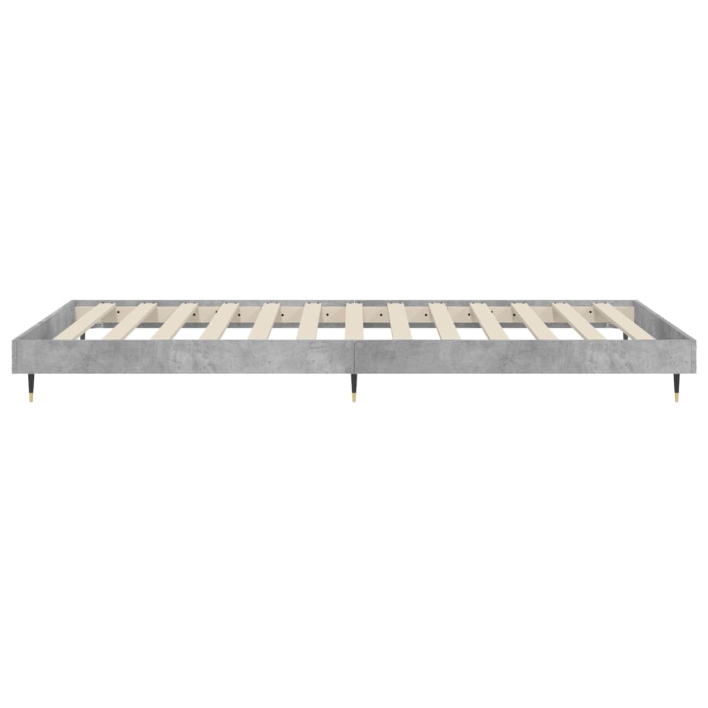 Sengeramme betonggrå 90x190 cm konstruert tre