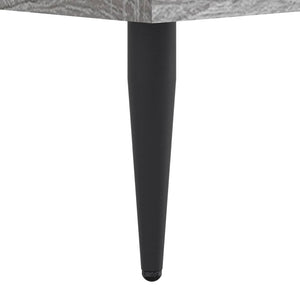Sengeramme grå sonoma 75x190 cm konstruert tre