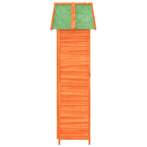 Hageredskapsbod brun 89x52,5x175 cm heltre furu