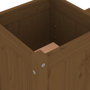 Plantebenk honningbrun 180x36x63 cm heltre furu