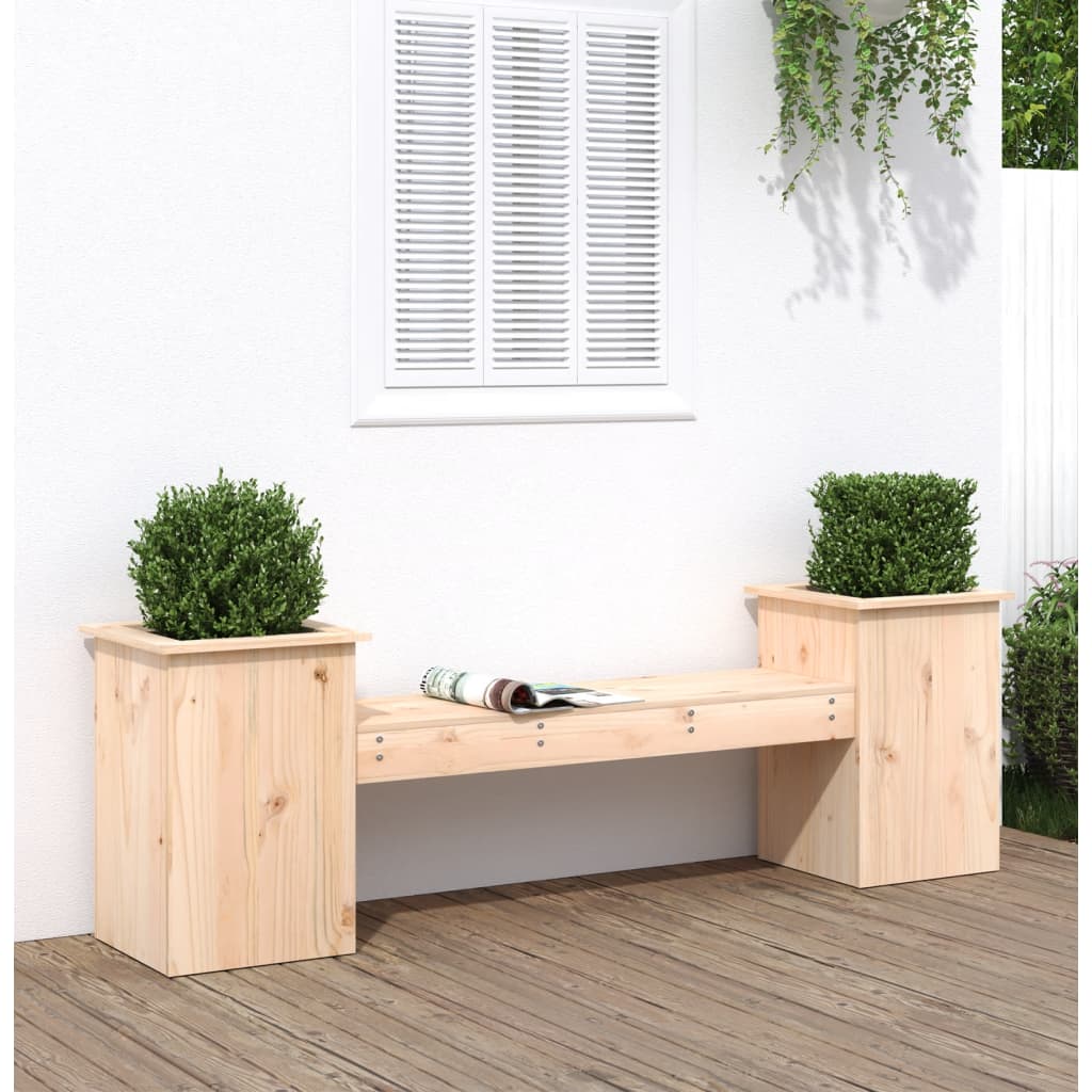 Plantebenk 184,5x39,5x56,5 cm heltre furu