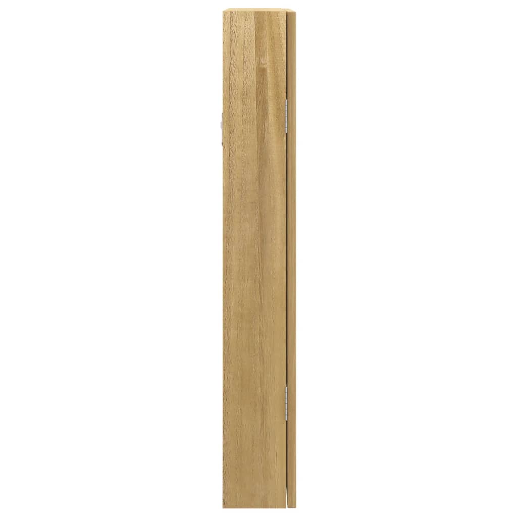Vegghengt smykkeskap med speil 37,5x10x67 cm
