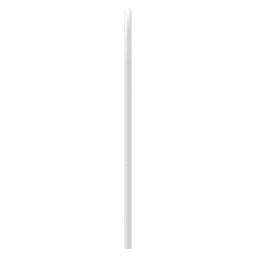 Sengegavl i metall hvit 80 cm