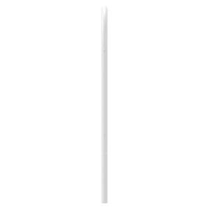 Sengegavl i metall hvit 80 cm