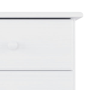 Kommode ALTA hvit 77x35x73 cm heltre furu
