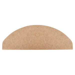 Selvklebende trappematter 10 stk beige 65x22,5x3,5 cm