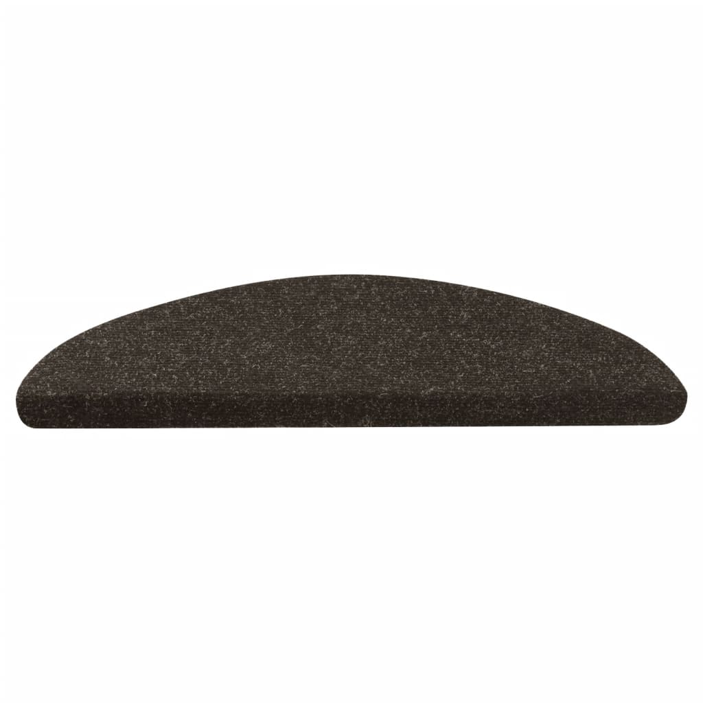 Selvklebende trappematter 10 stk antrasitt 56x17x3 cm