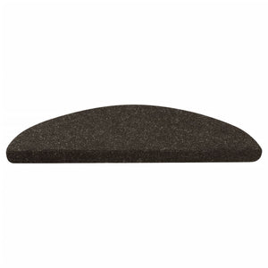 Selvklebende trappematter 10 stk antrasitt 56x17x3 cm