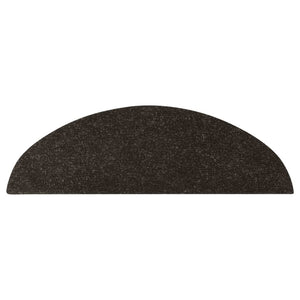 Selvklebende trappematter 10 stk antrasitt 56x17x3 cm