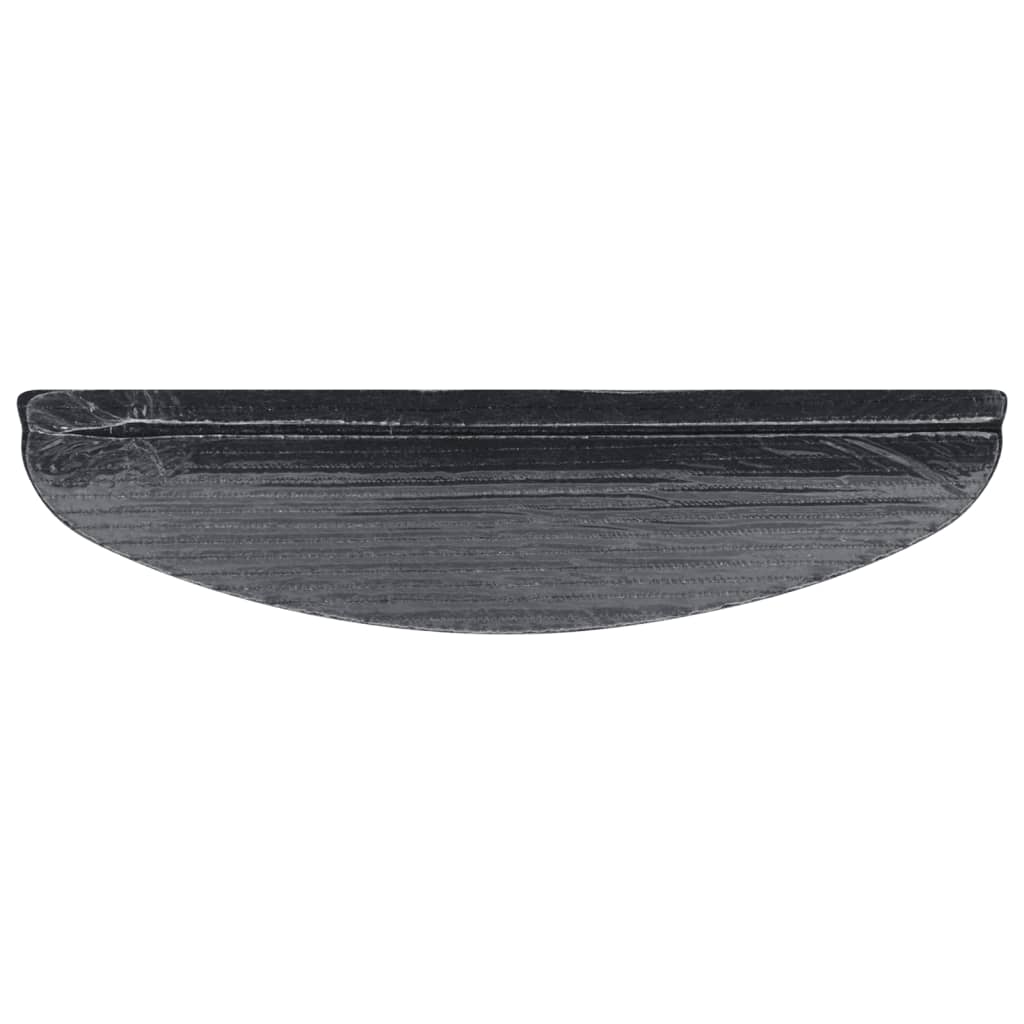 Selvklebende trappematter 10 stk antrasitt 65x22,5x3,5 cm