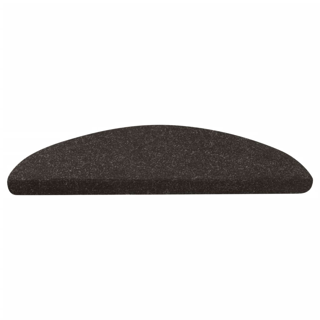 Selvklebende trappematter 10 stk svart 65x22,5x3,5 cm