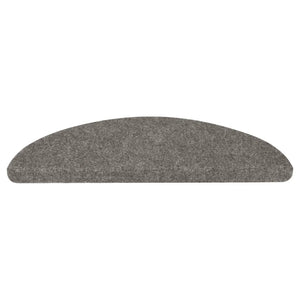 Selvklebende trappematter 10 stk grå 56x17x3 cm