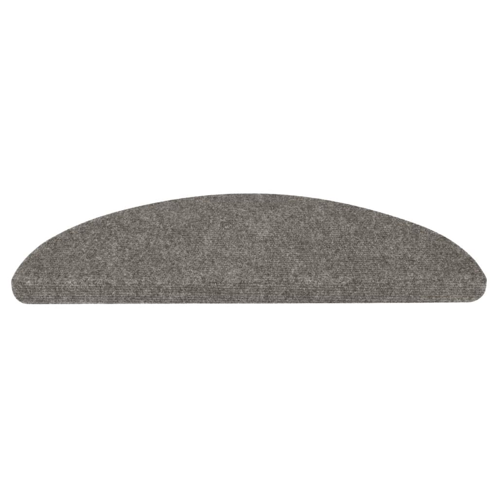 Selvklebende trappematter 10 stk grå 65x22,5x3,5 cm