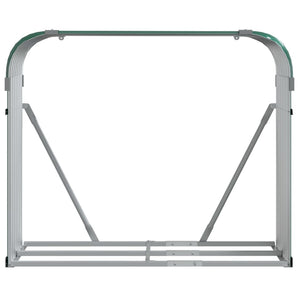 Vedholder grønn 120x45x100 cm galvanisert stål