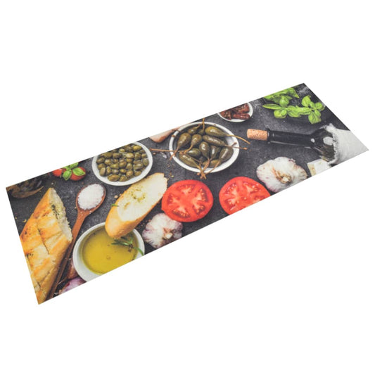 Kjøkkenteppe vaskbar Wine & Dinner 60x180 cm fløyel