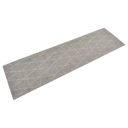 Kjøkkenteppe vaskbar Rhombus 45x150 cm fløyel