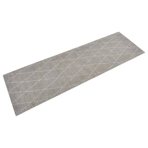 Kjøkkenteppe vaskbar Rhombus 60x180 cm fløyel