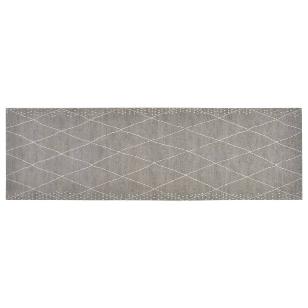 Kjøkkenteppe vaskbar Rhombus 60x180 cm fløyel