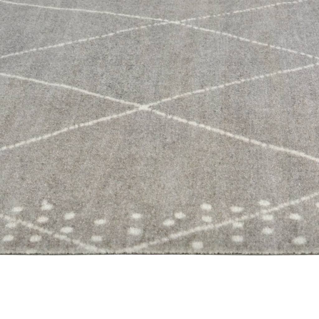 Kjøkkenteppe vaskbar Rhombus 60x180 cm fløyel