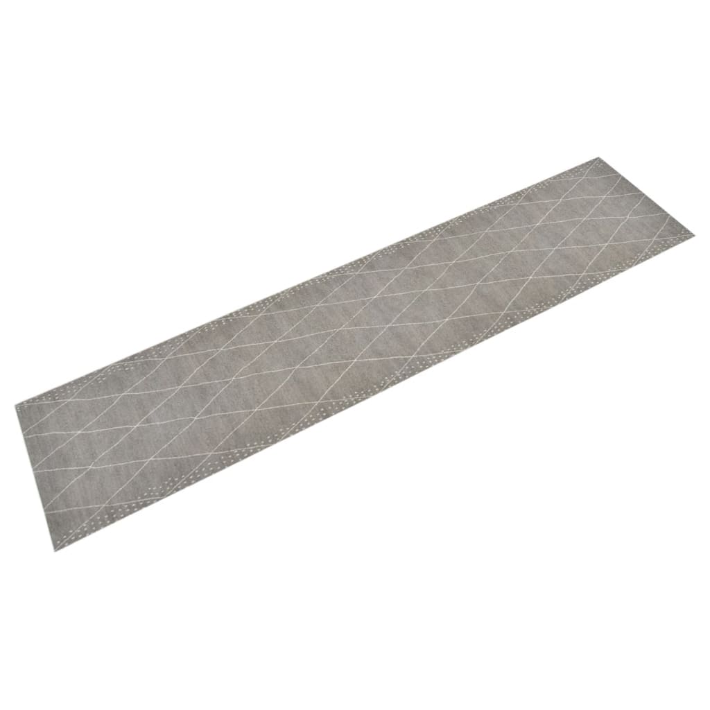 Kjøkkenteppe vaskbar Rhombus 60x300 cm fløyel