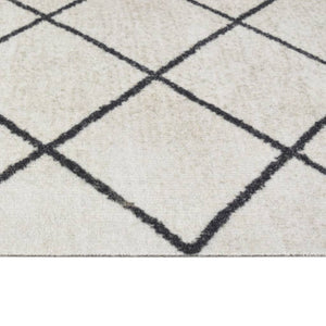 Kjøkkenteppe vaskbar Square 45x150 cm fløyel