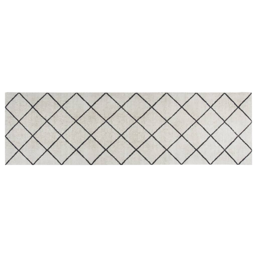 Kjøkkenteppe vaskbar Square 60x180 cm fløyel