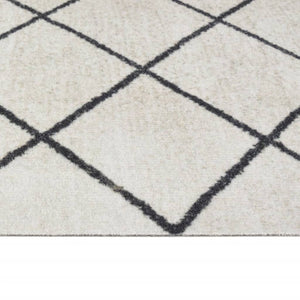 Kjøkkenteppe vaskbar Square 60x300 cm fløyel