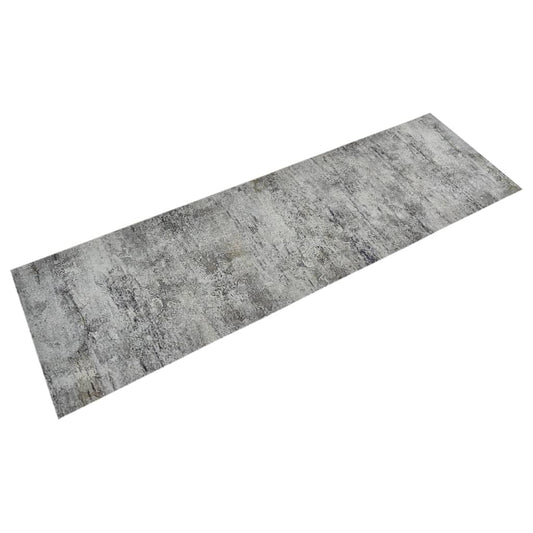 Kjøkkenteppe vaskbar Beton 60x180 cm fløyel
