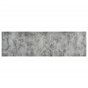 Kjøkkenteppe vaskbar Beton 60x180 cm fløyel