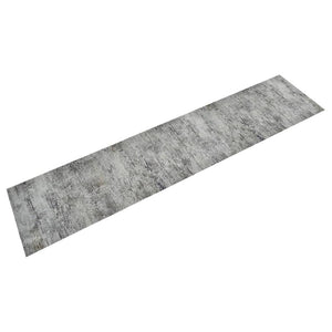 Kjøkkenteppe vaskbar Beton 60x300 cm fløyel