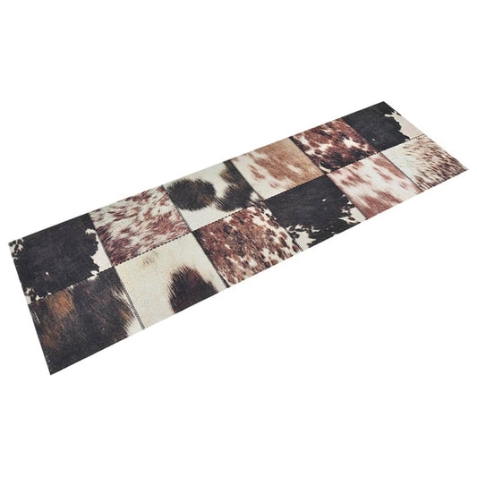 Kjøkkenteppe vaskbar Animal Skin 60x180 cm fløyel
