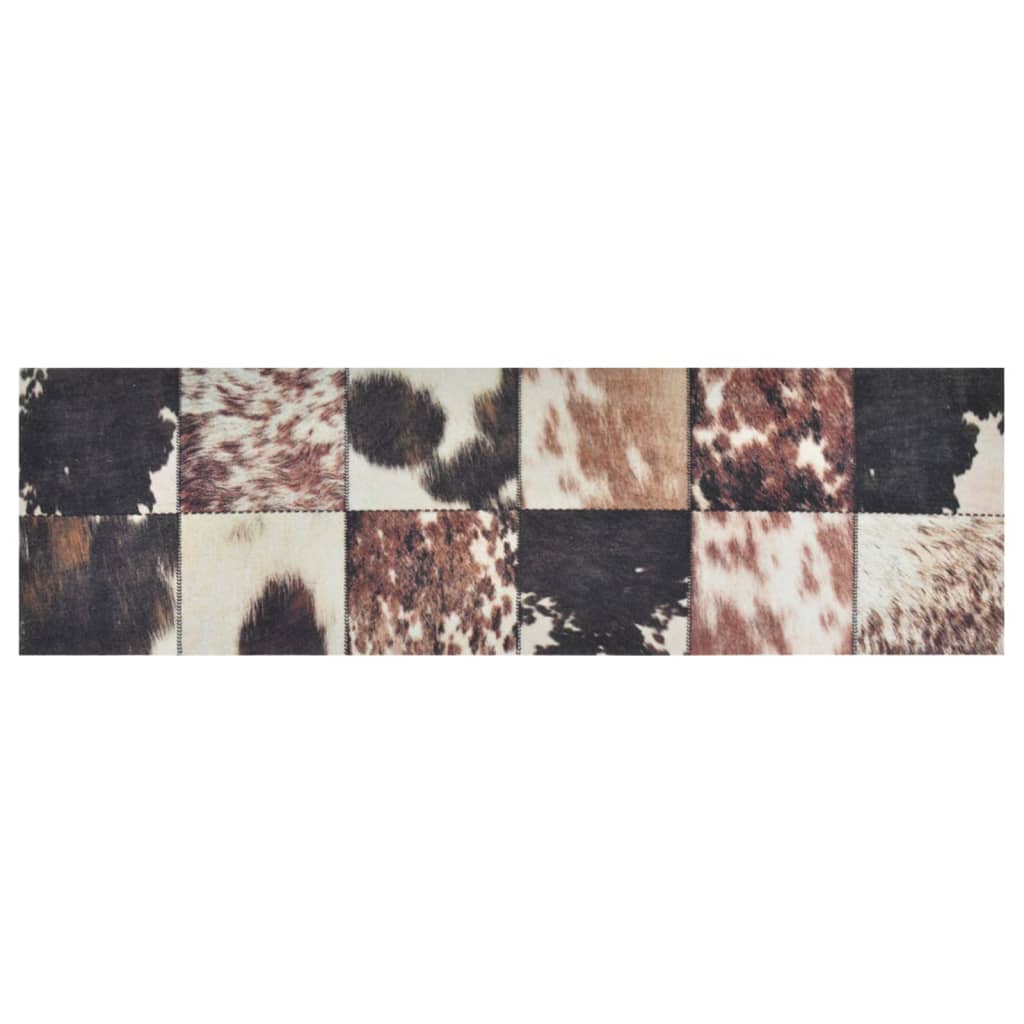 Kjøkkenteppe vaskbar Animal Skin 60x180 cm fløyel