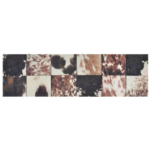 Kjøkkenteppe vaskbar Animal Skin 60x180 cm fløyel