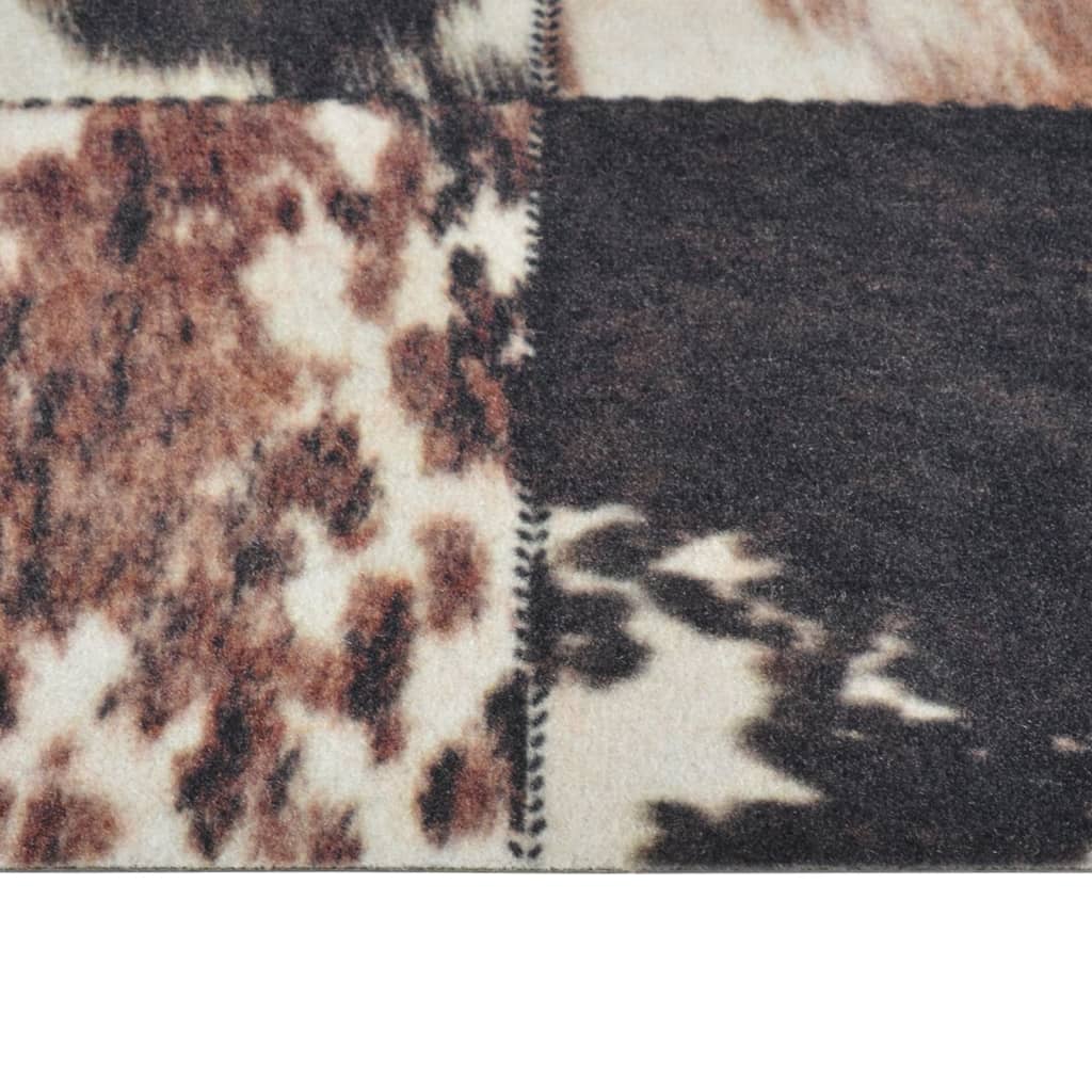 Kjøkkenteppe vaskbar Animal Skin 60x180 cm fløyel